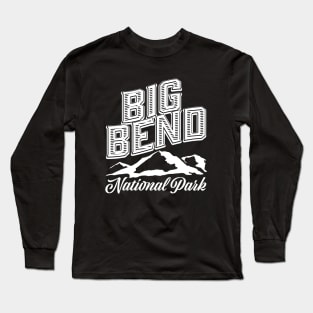 Big Bend national park USA Long Sleeve T-Shirt